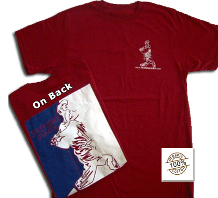 Splendid Splinter Organic T-Shirt (Red )