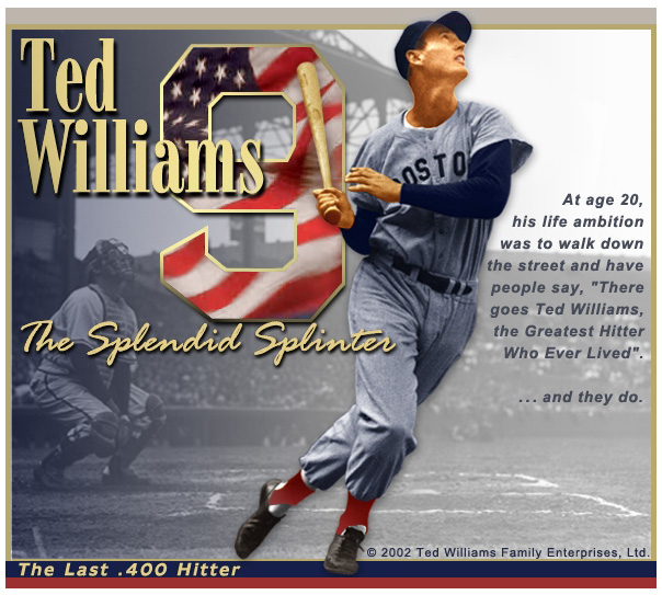 Ted Williams MLB Career and Early Life, Teddy Ballgame